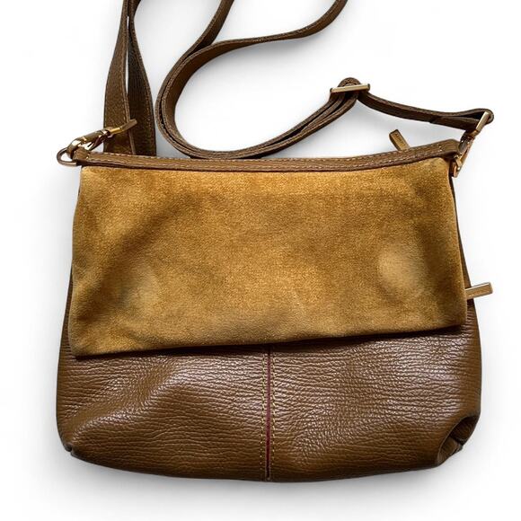 Hammitt VIP medium Crossbody Bag with Gold Hardware – Adjustable Strap, Suede - Picture 1 of 7